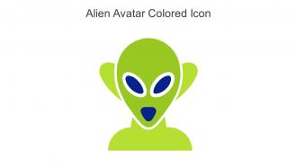 Alien Avatar Colored Icon In Powerpoint Pptx Png And Editable Eps Format