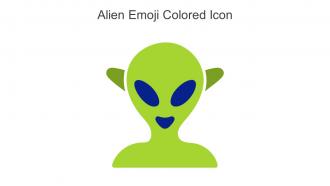 Alien Emoji Colored Icon In Powerpoint Pptx Png And Editable Eps Format