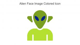 Alien Face Image Colored Icon In Powerpoint Pptx Png And Editable Eps Format