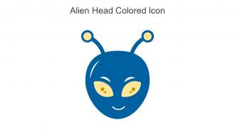 Alien Head Colored Icon In Powerpoint Pptx Png And Editable Eps Format