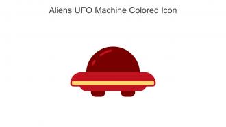 Aliens UFO Machine Colored Icon In Powerpoint Pptx Png And Editable Eps Format