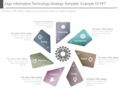 Align information technology strategy template example of ppt