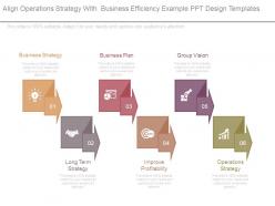Align Operations Strategy With Business Efficiency Example Ppt Design Templates