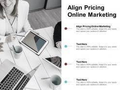 Align pricing online marketing ppt powerpoint presentation file layouts cpb