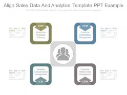 Align sales data and analytics template ppt example