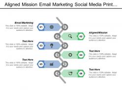 Aligned Mission Email Marketing Social Media Print Media