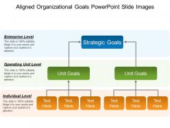 Aligned Organizational Goals PowerPoint Slide Images