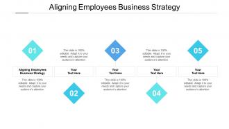 Aligning employees business strategy ppt powerpoint presentation model introduction cpb