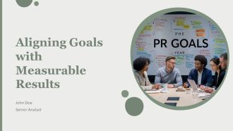 Aligning Goals With Measurable Results PPT Template AT
