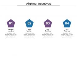 Aligning incentives ppt powerpoint presentation inspiration outline cpb