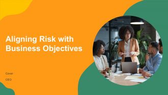 Aligning Risk With Business Objectives PPT Template AT Aligning Risk With Business Objectives PPT Template AT