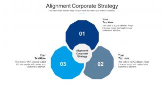 Alignment corporate strategy ppt powerpoint presentation model microsoft cpb