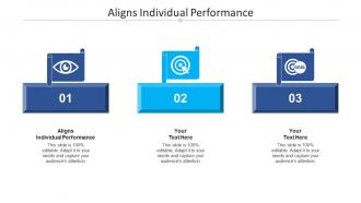 Aligns individual performance ppt powerpoint presentation portfolio slides cpb