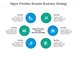 Aligns priorities broader business strategy ppt powerpoint presentation portfolio outfit cpb