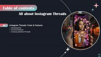 All About Instagram Threads Powerpoint Presentation Slides AI CD Interactive Professionally