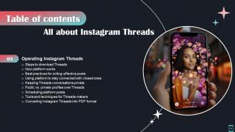 All About Instagram Threads Powerpoint Presentation Slides AI CD Analytical Professionally