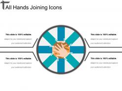 All hands joining icons