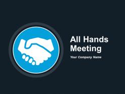 All Hands Meeting Announcements And Reminders Of Events