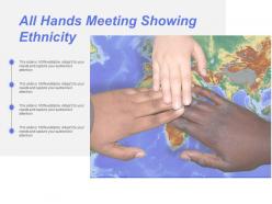 All hands meeting showing ethnicity