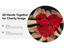 All hands together for charity image