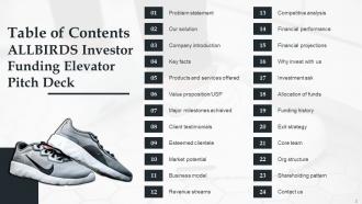 Allbirds Investor Funding Elevator Pitch Deck Ppt Template Content Ready Professionally