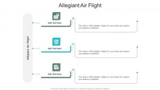 Allegiant Air Flight In Powerpoint And Google Slides Cpb