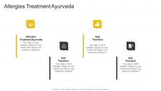 Allergies Treatment Ayurveda In Powerpoint And Google Slides Cpb