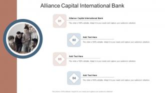Alliance Capital International Bank In Powerpoint And Google Slides Cpb