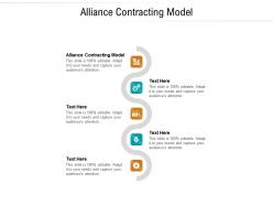 Alliance contracting model ppt powerpoint presentation background cpb