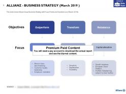 Allianz Business Strategy March 2019