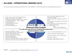 Allianz operational brands 2019