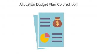 Allocation Budget Plan Colored Icon In Powerpoint Pptx Png And Editable Eps Format