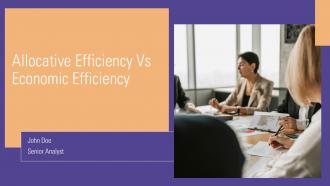 Allocative Efficiency Vs Economic Efficiency PPT Mockup ACP