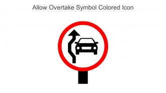 Allow Overtake Symbol Colored Icon In Powerpoint Pptx Png And Editable Eps Format