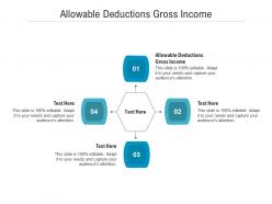 Allowable deductions gross income ppt powerpoint presentation slides demonstration cpb