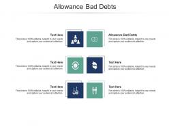 Allowance bad debts ppt powerpoint presentation pictures images cpb