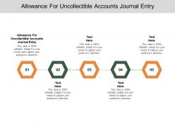 Allowance for uncollectible accounts journal entry ppt powerpoint presentation show introduction cpb