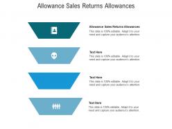 Allowance sales returns allowances ppt powerpoint presentation portfolio designs download cpb