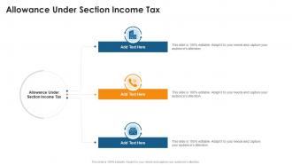 Allowance Under Section Income Tax In Powerpoint And Google Slides Cpb