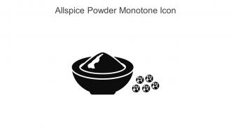 Allspice Powder Monotone Icon In Powerpoint Pptx Png And Editable Eps Format