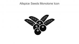 Allspice Seeds Monotone Icon In Powerpoint Pptx Png And Editable Eps Format
