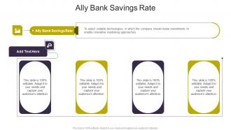 Ally Bank Savings Rate In Powerpoint And Google Slides Cpb