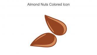 Almond Nuts Colored Icon In Powerpoint Pptx Png And Editable Eps Format