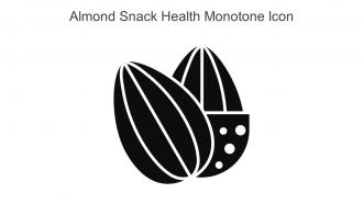 Almond Snack Health Monotone Icon In Powerpoint Pptx Png And Editable Eps Format