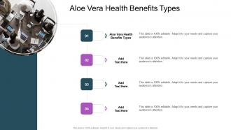 Aloe Vera Health Benefits Types In Powerpoint And Google Slides Cpb
