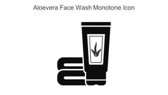 Aloevera Face Wash Monotone Icon In Powerpoint Pptx Png And Editable Eps Format