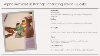 Alpha Amylase In Baking Enhancing Bread Quality PPT Sample ST AI SS