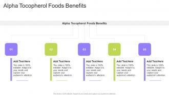 Alpha Tocopherol Foods Benefits In Powerpoint And Google Slides Cpb