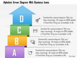 alphabet_arrow_diagram_with_business_icons_powerpoint_template_Slide01