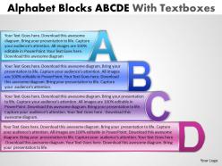 Alphabet Blocks ABCD With Textboxes 6